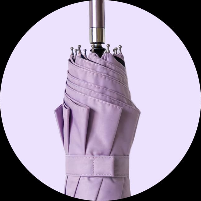 Lila Regenschirm (Icon)